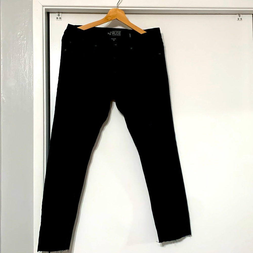 Black Vintage Denim Jeans